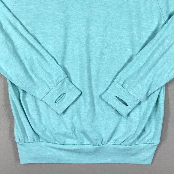 Sugar & Bruno Shirt Youth One Size Blue Tap Dance Pullover Long Sleeve Thumbhole - Picture 8 of 13